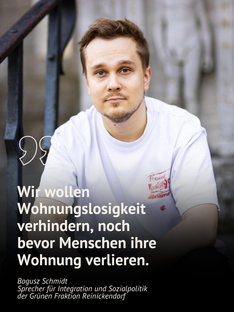 BVV beschließt Grüne Initiativen gegen Wohnungslosigkeit