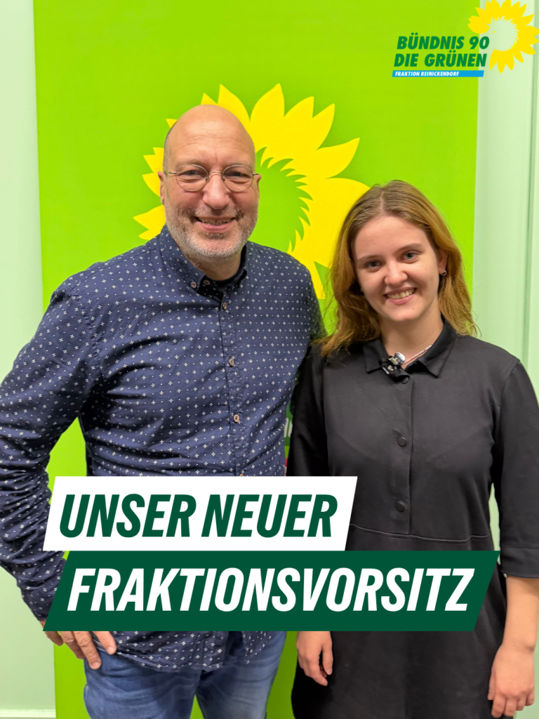 Grüne Fraktion Reinickendorf wählt neue Doppelspitze