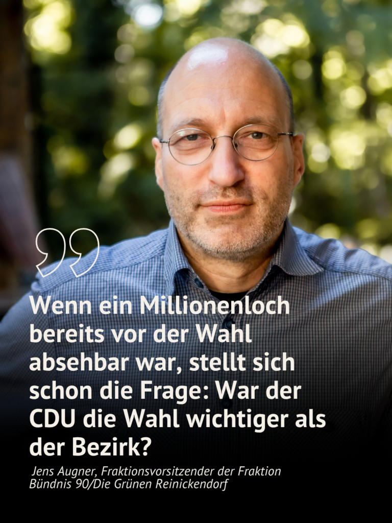 Haushaltssperre nach der Wahl: War der CDU die Wahl wichtiger als der Bezirk?